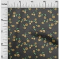 thumbnail image 2 of oneOone Cotton Flex Gray Fabric Fruits Cherry Dress Material Fabric Print Fabric By The Yard 40 Inch Wide, 2 of 4
