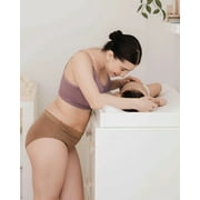 Kindred Bravely High Waist Maternity Underwear for Women and Postpartum Underwear 5 Pack (Small, Assorted Jewel Tones)
