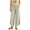 White, variant on cocolona Womens Casual High Waist Palazzo Pants Elastic Waist Straight Wide Leg Vacation Lounge Pants with Pockets