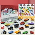 thumbnail image 3 of Countdown Sets Christmas Calendar Car 24 Days Alloy Fire Truck Countdown Set for Holiday Cheer and Festive, 3 of 6