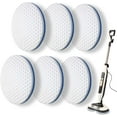 thumbnail image 2 of HSAPOW-Frescare S7000 Magic Sponge Eraser Steam&Scrub Mop Pads Kit for Shrak,S8201 S8001 S7001 S7201 S7000AMZ S7005 S7020 S7001C All-in-One Hard Floor Steam Mop (6White), 2 of 4