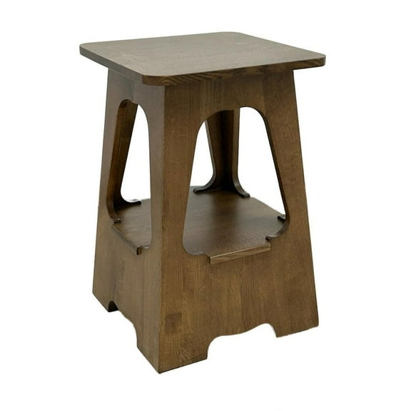 Arts and Crafts / Mission Style Taboret End Table - Walnut