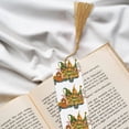 thumbnail image 6 of Kdxio Thanksgiving Truck Print Metal Tassel Bookmarks,Perfect Gift for Art Lovers and Bookworms Metal Bookmarks for Women, 6 of 8