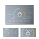 thumbnail image 4 of Termostato de habitación programable inteligente WiFi Controlador de temperatura de calefacción eléctrica LCD retroiluminado, plateado Yuarrent HA001967-03B, 4 of 6