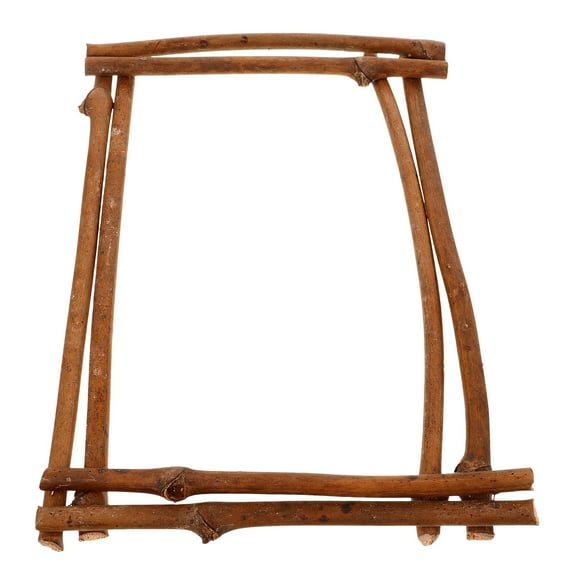 NUOLUX Arch Stand Frame in Brown Wood for Weddings 1Pcs 11.79X8.25X1.10in