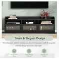 JDZHAPPYLIFE TV Stand for TVs up to 80'' TwoTone Design Media