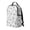 White3, variant on 18-inch DIY Floral Print Bag, Floral-Print Backpack with a Spacious Main Compartment and Zippers,Lightweight & Soft for Shool Sports Travel and Gym