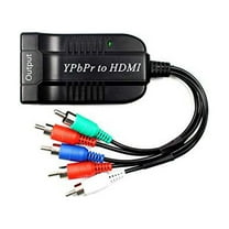 Male YPbPr to Female HDMI Converter, Component to HDMI Adapter Cable, 5RCA RGB YPbPr to HDMI Converter Supports 1080P 60Hz Video Audio for Laptop DVD Xbox One PS4 Nintendo to HDTV Monitor and Pro
