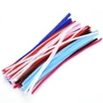 thumbnail image 2 of 200 Uds. Juguetes de peluche hechos a mano innovadores para niños, varilla trenzada de terciopelo colorida DIY para guardería con colores mezclados, 2 of 8