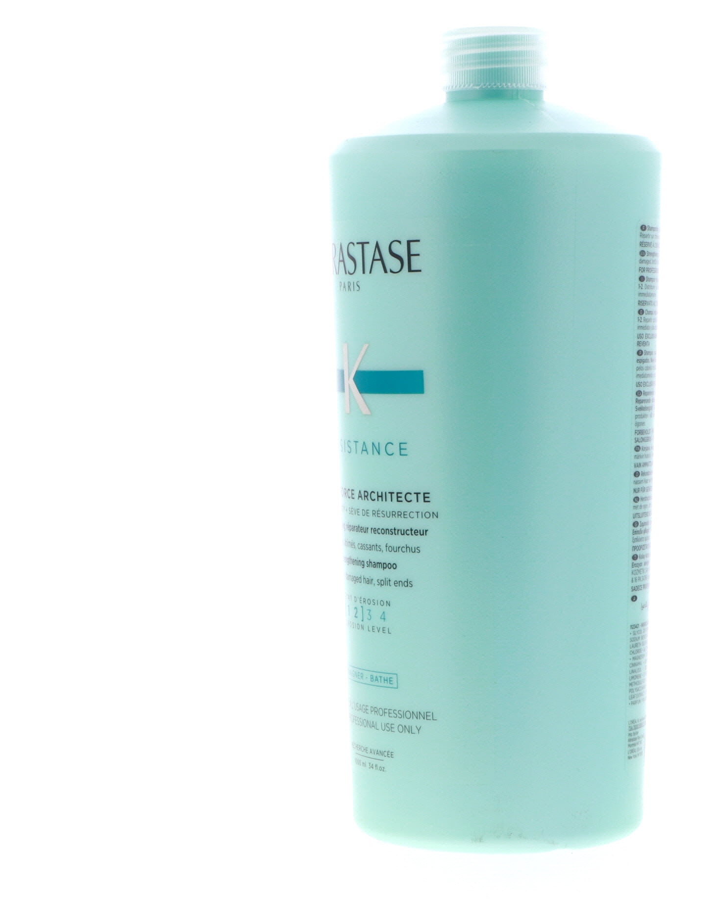 Kerastase Resistance Bain Force Architecte Shampoo, 34 Fluid Ounce