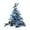 Dolphin, variant on Turtle-Stacked Christmas Tree Acrylic Ornament 4.72in, 2D Flat Ocean Animal Hanging Decor with Gold String, Cute Marine Holiday Pendant for Tree Window Home