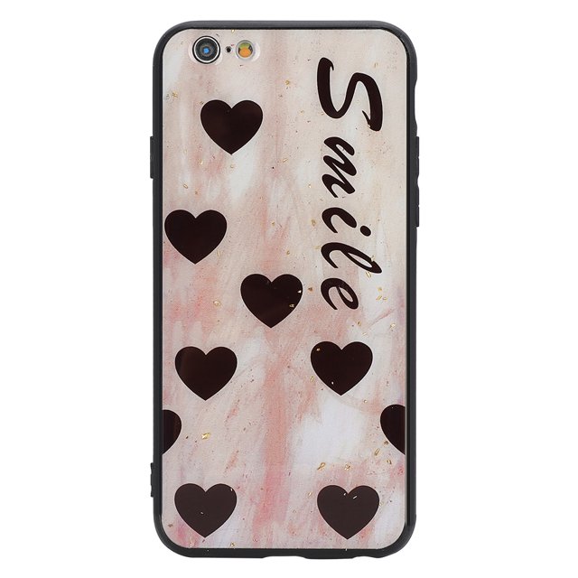 Funda protectora ShellCover a prueba de golpes anticaída del teléfono móvil del estilo del corazón y de la sonrisa para el iPhone 8