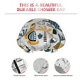 thumbnail image 5 of Disketp Llama And Cactus1 Shower Caps,Reusable Shower Cap For Women, Double Layer Waterproof Hair Cap, Large Size For All Hair Lengths,For Girls Spa Home Salon Use, 5 of 9