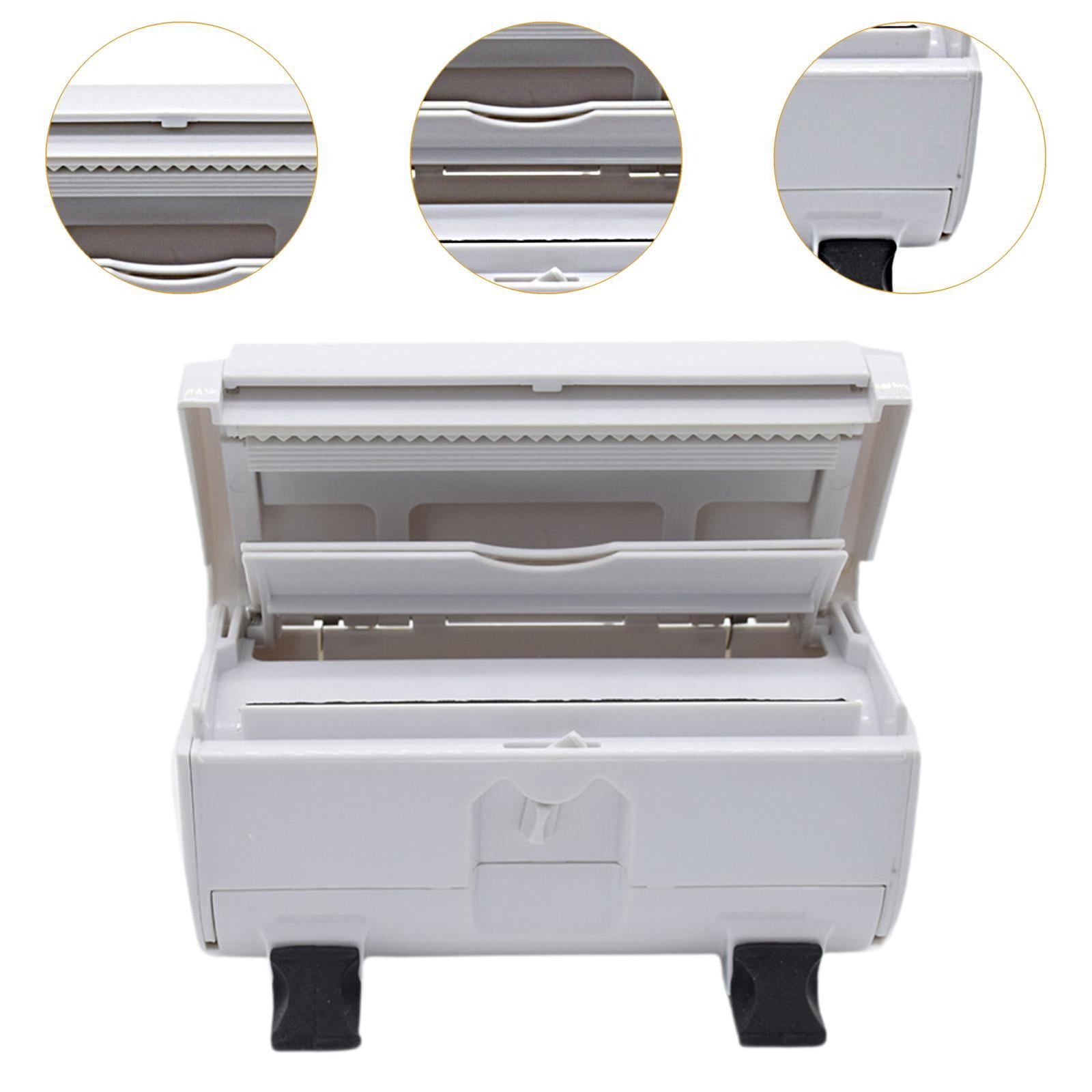 TISHITA Highlighting Foil Dispenser Cutter 17x10x10cm for Hair Coloring Lightweight High Temperature Resistant Cutting Tool Versatile White