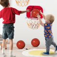 thumbnail image 2 of Silent Basketball and Hoop Set,Adjustable Rim for Home Training,Wall Door Mounted Basketball Hoop,Portable Basketball Hoop for Silent Ball,Mini Foam Basketball for Door or Wall Mounted, 2 of 8