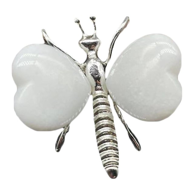 Artesanía de gemas de mariposa de cristal Natural, decoración de cuarzo interior para oficina en casa, Año Nuevo