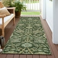 thumbnail image 6 of Addison Rugs Chantille Indoor/Outdoor Transitional Floral Green Washable Runner Rug, 2'3" x 7'6", 6 of 6