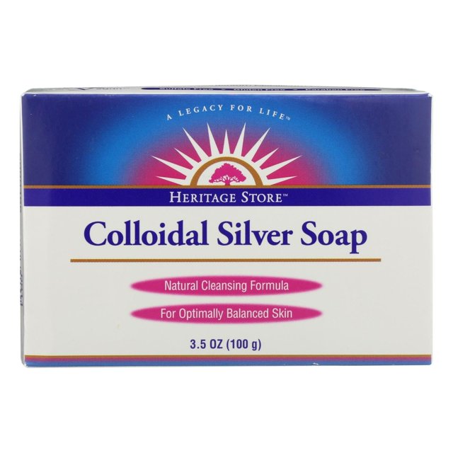 Soap Heritage Store, plata coloidal, 100 ml, caja de 3