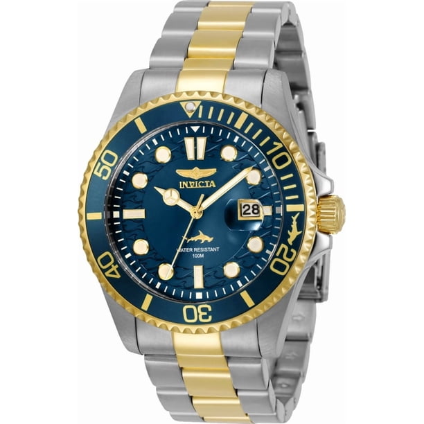 Reloj Invicta Pro Diver 30021 Hombres Acero, oro 43mm Acero inoxidable INVICTA Pro Diver 30021