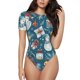thumbnail image 1 of Fotbe Christmas Snowman Gift Body de Mujer con Cuello Redondo y Mangas Cortas, Sin Mangas Ajustado, Suave, Cómodo y Básico-Medium, 1 of 7