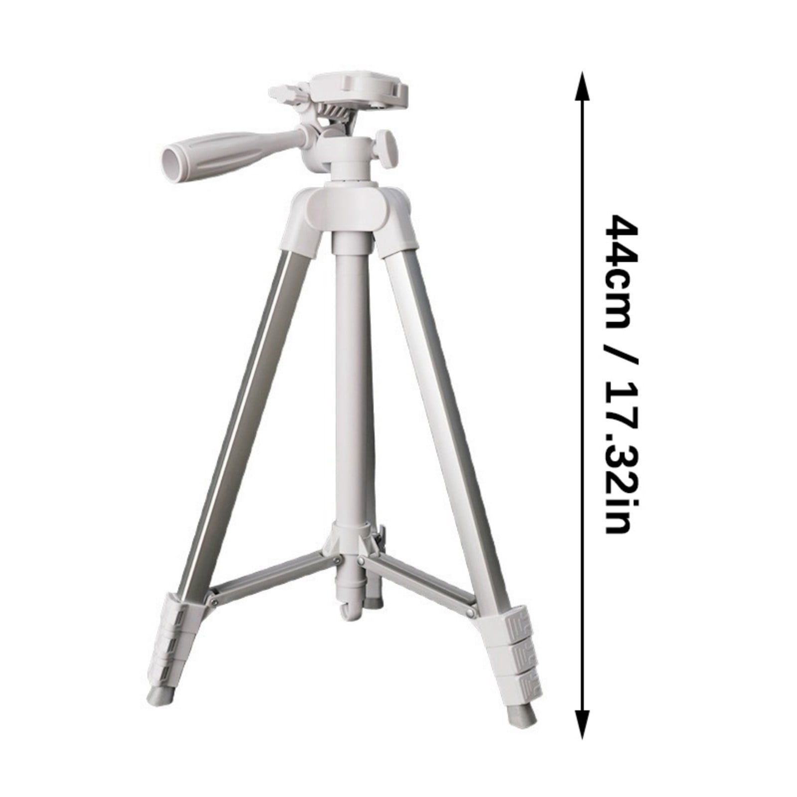 Extendable Tripod Stand for Phone/Sport Camera 57in Phone Tripod with 360 Degree Rotating 1/4in Mounting Screw