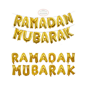 Ramadan Decoration Gold Balloon Set    [6 Sets] Ramadan MUBARAK Foil Balloons Party Decoration Supplies Islamic Wall Decoration Islamic Gifts 123