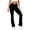 Black, variant on High Waist Flared Yoga Pants for Women with Pockets Lifting Stretchy Crossover Waisted Slim Fit Flare Leggings for Running Workout Athletic Sports Light Green S