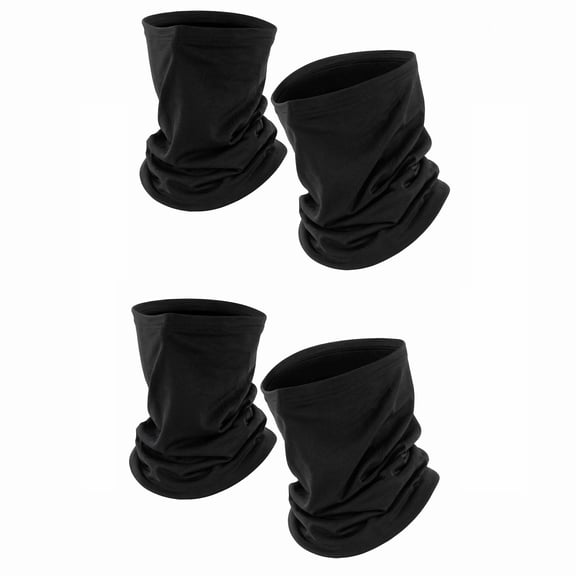 Stcellnmex 4 Pcs Neck Gaiter Face Cover UV Protection Scarf Breathable Balaclava for Outdoor