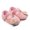 Pink, variant on Baby Girls Mary Flats with Flower Princess Wedding Dress Shoes Soft Newborn Infant Crib First Walkers Prewalker