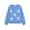 Blue&Ribbon Bow, variant on Girl's Sweatshirt - Bear Donut Graphic Print Crewneck Pink Fleece Drop Shoulder Pullover Tops Size 16