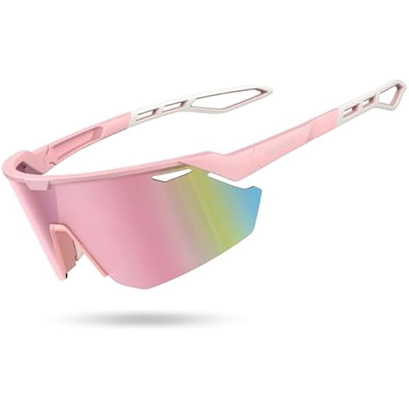 LYH 24g Polarized Sports Sunglasses for Men Women - UV400 Protection Sun Glasses Gifts for Running Cycling Baseball