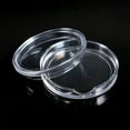 thumbnail image 5 of 20 Pcs Transparent Plastic Small Round Box Coin Box, 10 Pcs 18mm & 10 Pcs 20Mm, 5 of 5