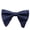 Dark Blue, variant on Men Solid Big Wide Bow Neck Tie Wedding Party Groom Suit Tuxedo Shirt Bowtie