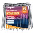 thumbnail image 1 of Grapas galvanizadas para paisajismo Gtongoko, paquete de 120 unidades, 15 cm, calibre 11, 1 of 6
