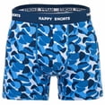 thumbnail image 4 of Happy Shorts Calzoncillos para Hombre, Paquete de 3 - Retro Jersey, Cintura con Logotipo Camouflage Azul L (Large), 4 of 7