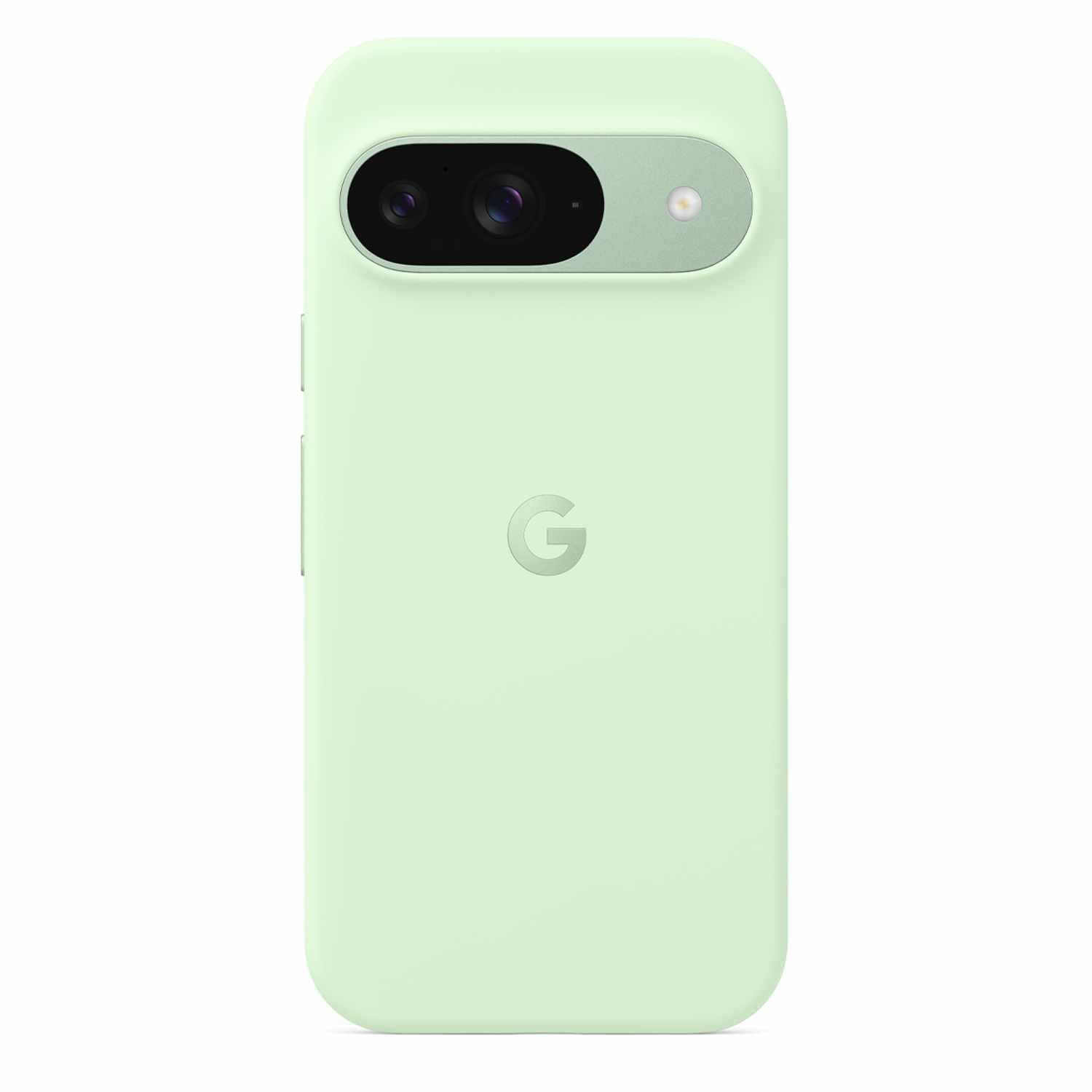 Google Étui en Silicone avec Magnets Jade (Vert) pour Google Pixel 10/10 Pro