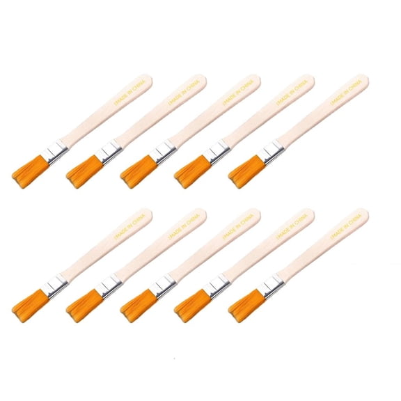 MOMOJIA 10Pcs Soft Bristle Paint Brush with Gloves for Wall Cabinets and Edges Painting