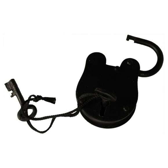 ANTIQUE IRON LOCK 3"