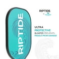 thumbnail image 3 of Diadem Sports Riptide HMT Fiber Pickleball Paddle in Teal for All Skill Levels,7.6oz, 3 of 8