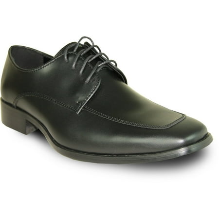 

VANGELO Men s Tuxedo Shoes TUX-3 Fashion Square Toe with Wrinkle Free Material Black Matte 16M