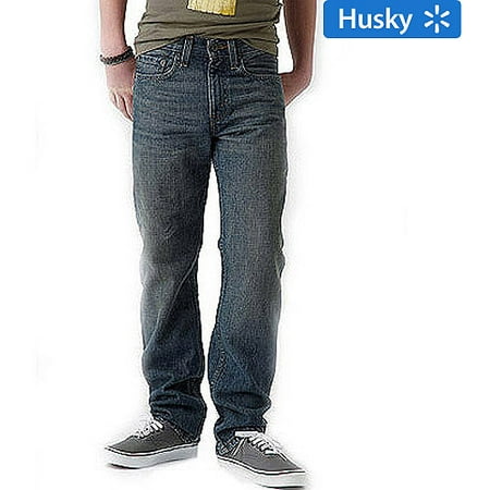Signature By Levi Strauss & Co. Boys' Husky Modern Straight Jeans