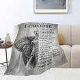 thumbnail image 3 of Elephant Blanket Animal Throw Blanket Cozy Fleece Flannel Bedding Black and White Elephant Gifts for Women Men Boys Girls Adults Lovers Stuff Plush for Couch Sofa Bed Room Decor, 3 of 8