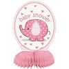 Pink Elephant Baby Shower Centerpiece Decorations, 6in, 4ct