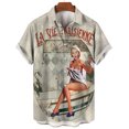 thumbnail image 3 of Camisas gráficas modernas para chicas para hombres, ropa con estampado 3D, camisas hawaianas de playa, blusas Y2K de manga corta, ropa vintage, blusa con solapa, 3 of 5