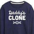 thumbnail image 3 of Instant Message - Daddy's Clone - Toddler & Youth Long Sleeve Graphic T-Shirt, 3 of 6