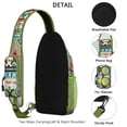 thumbnail image 3 of Vintage Fashion Sling Backpack Geometric Tribal Lightweight Daypack for Office Workers and Daily Commuting, 3 of 5
