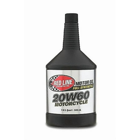 Red Line 12604 20W60 Motorcycle Oil, 1 Quart, 1 Pack