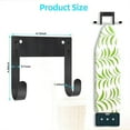 thumbnail image 3 of Universal Ironing Board Bracket for T and Y Shaped Legs, Easy Install Heavy Duty Space Saving, Wall Mounted Storage Organizer for Laundry Bedroom, 3 of 5