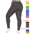 thumbnail image 3 of Stretch Is Comfort Women's Oh so Soft Leggings Polkadot 2X, 3 of 7