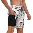 thumbnail image 3 of Fotbe Dachshund Dog Puppy Men’s Swim Trunks Quick Dry Swim Shorts Board Shorts with Mesh Lining-3X-Large, 3 of 9